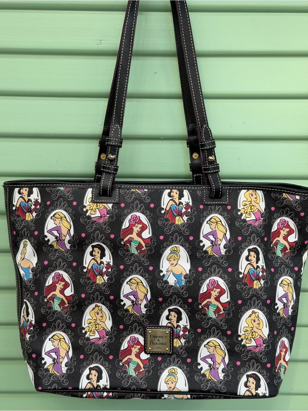 Dooney & Bourke Black Disney Princess Portrait Tote
